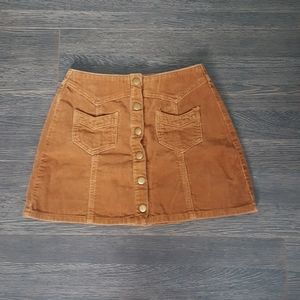 Kendall + Kylie Brown Skirt